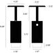 Exhaust Spot 1 Light 110-120 Graphite / Black Spotlight Ceiling Light