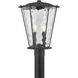 Jantzen 2 Light 14.5 inch Texture Black Post Lantern