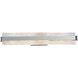 Ripple LED 4.75 inch Polished Chrome Bath Vanity Wall Light