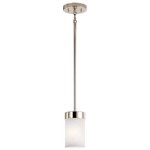 Ciona 1 Light 4 inch Polished Nickel Mini Pendant Ceiling Light