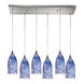 Ogunquit 6 Light 30 inch Satin Nickel Multi Pendant Ceiling Light, Configurable