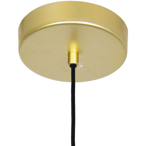 Lena LED 3 inch Satin Gold Mini Pendant Ceiling Light