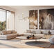 Toussant 6 Light 45 inch Modern Gold Chandelier Ceiling Light
