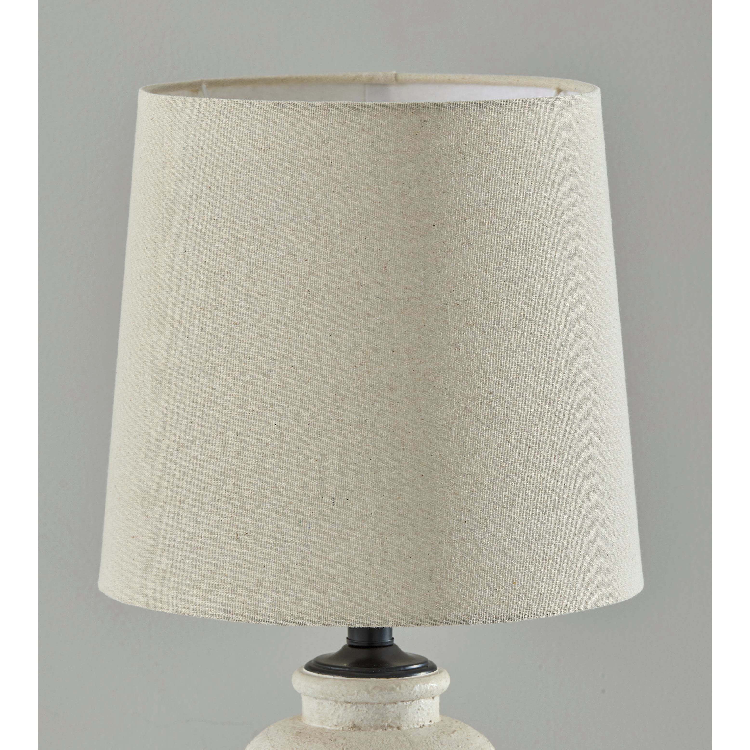 Callista 26 inch 60.00 watt White Ceramic Table Lamp Portable Light, Simplee Adesso