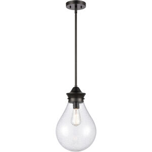 Genesis LED 10 inch Matte Black Mini Pendant Ceiling Light