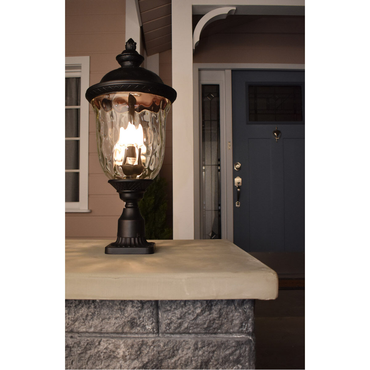 Carriage House DC 3 Light 13 inch Oriental Bronze Outdoor Hanging Lantern