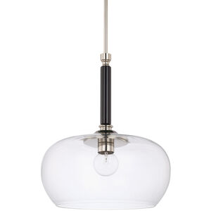 Dorsey 1 Light 15.5 inch Black Tie Pendant Ceiling Light