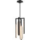 Avian 4 Light 10 inch Black Pendant Ceiling Light