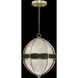 Mirage 3 Light 18.75 inch Gold Pendant Ceiling Light