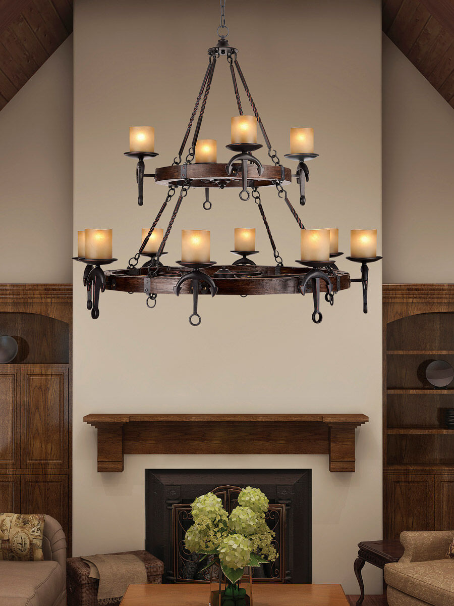 Cape May 12 Light 48 inch Olde Bronze Chandelier Ceiling Light