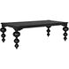 Claudio 99 X 54 inch Hand Rubbed Black Dining Table