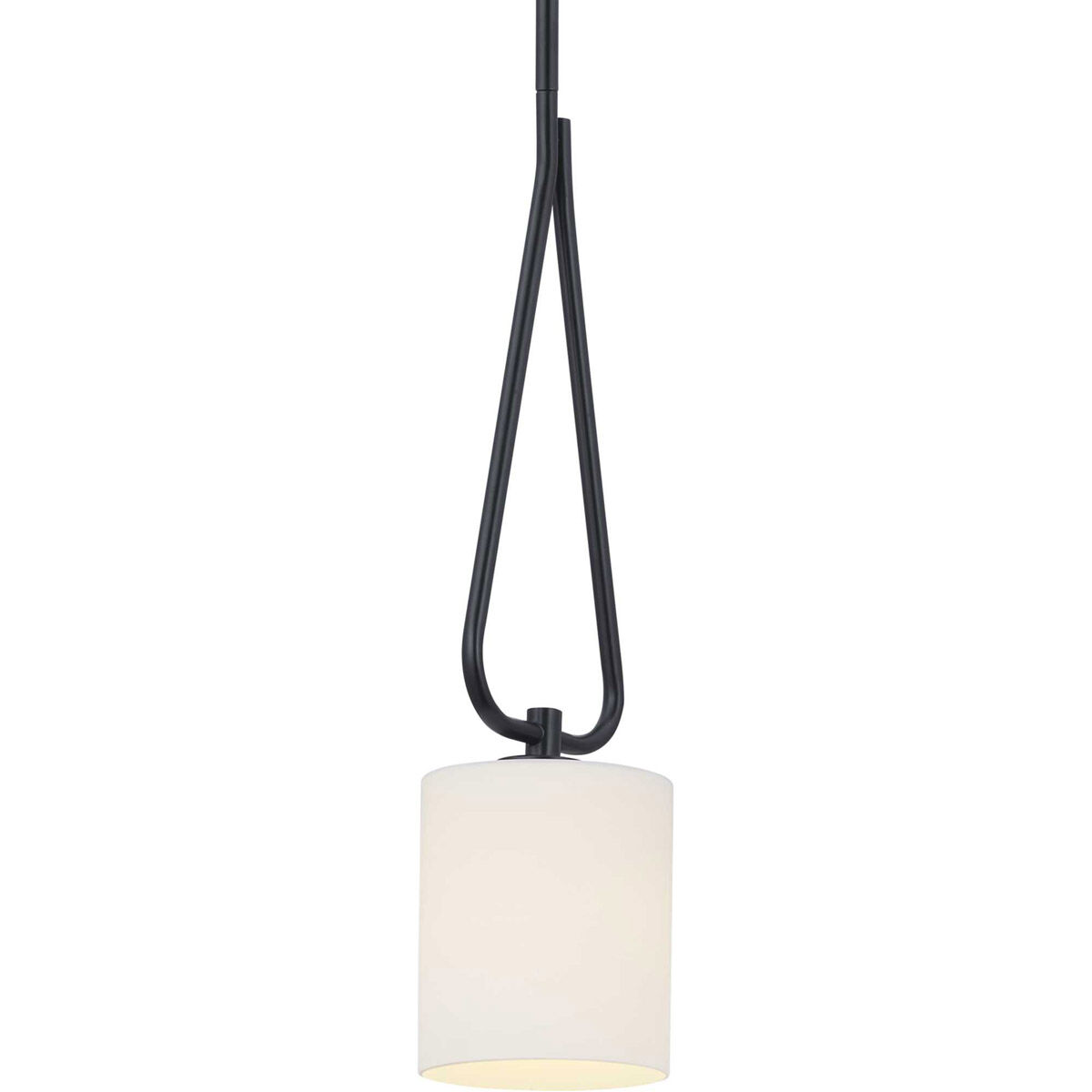 Tobin 1 Light 5.75 inch Matte Black Mini-Pendant Ceiling Light