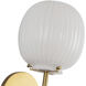 Alora Mood Cherise Wall/Vanity Light Wall Light in Brushed Gold