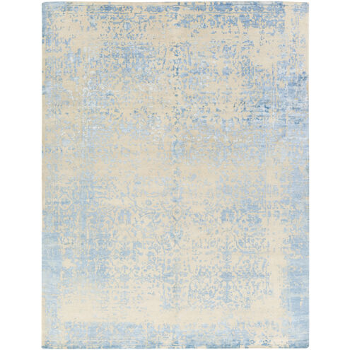 Euphoric 144 X 108 inch Light Gray / Light Blue / Aqua Handmade Rug