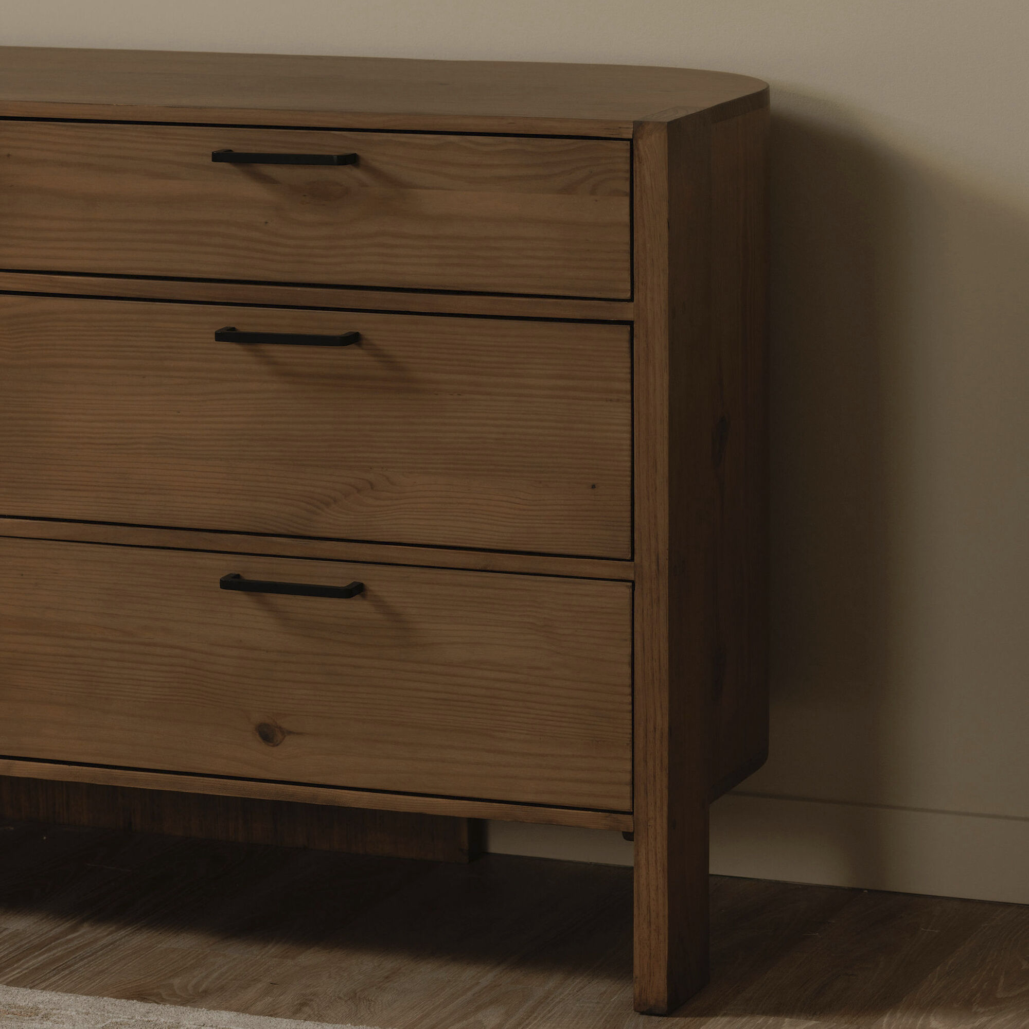 Lachlan Brown Dresser, 6 Drawer
