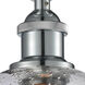 Ballston Athens 1 Light 8 inch Polished Chrome Semi-Flush Mount Ceiling Light, Ballston