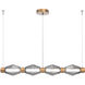 Aalto Mandrel 4 Light 7.50 inch Island Light