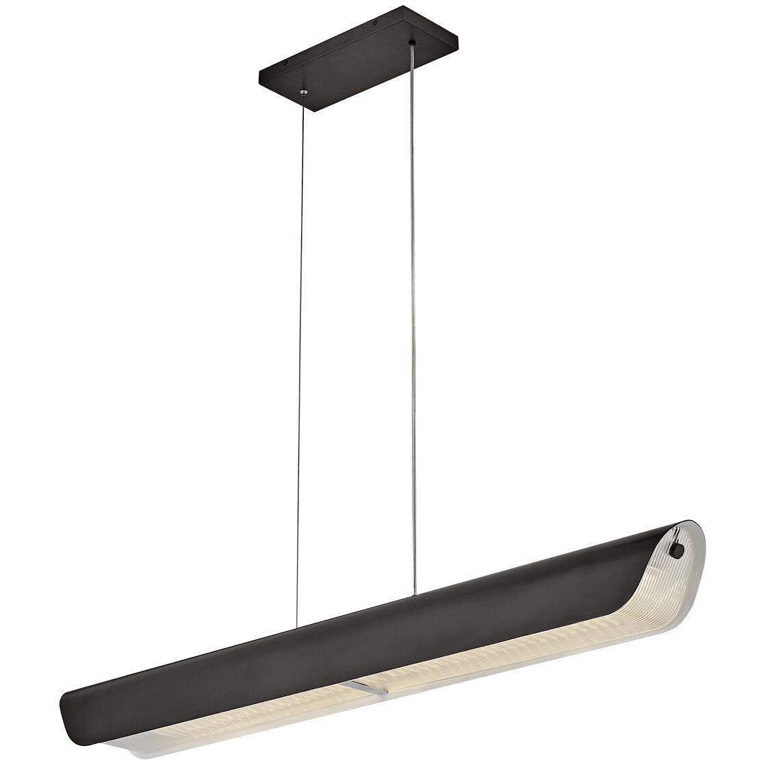 Arco LED 46 inch Black Oxide Chandelier Ceiling Light