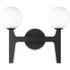 Matteo Lighting Scriben LED 15 inch Matte Black Wall Sconce Wall Light W34902MBOP - Open Box