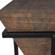 Gulnaria Wood & Metal End or Side Table