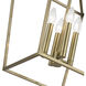 Devone 4 Light 15 inch Antique Brass Chandelier Ceiling Light