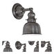 Union Square 1 Light 5 inch Gun Metal Wall Sconce Wall Light