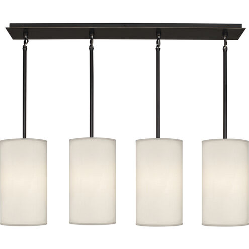 Echo 4 Light 8 inch Deep Patina Bronze Chandelier Ceiling Light