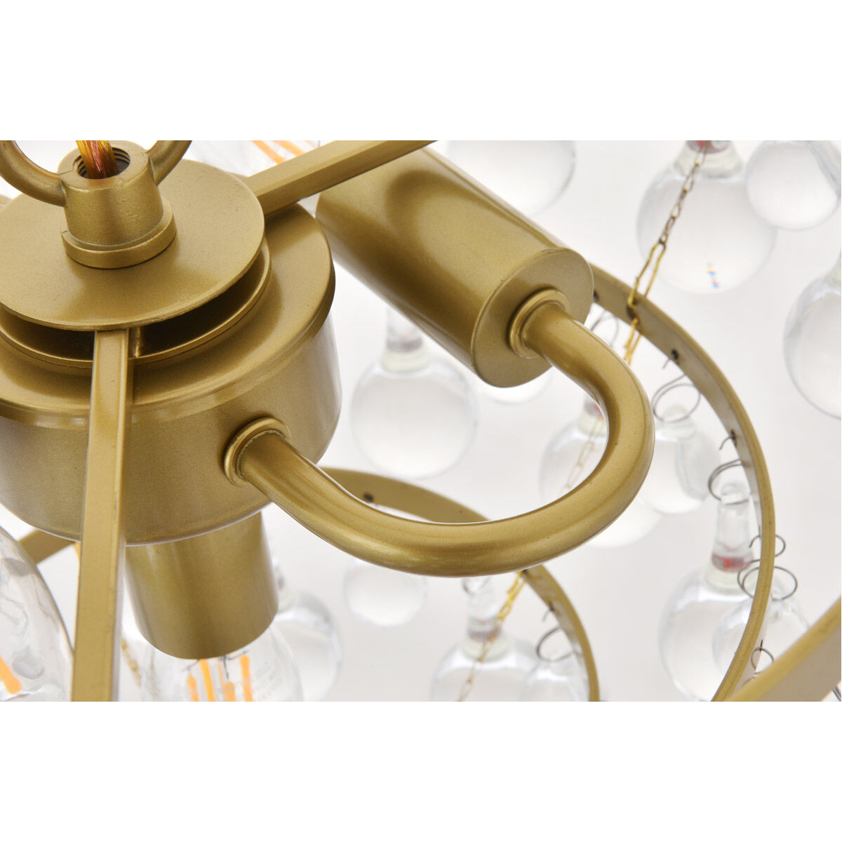 Kora 3 Light 13 inch Brass Pendant Ceiling Light