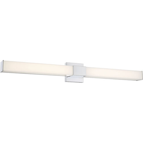 Vantage LED Chrome Wall Sconce Wall Light, Square
