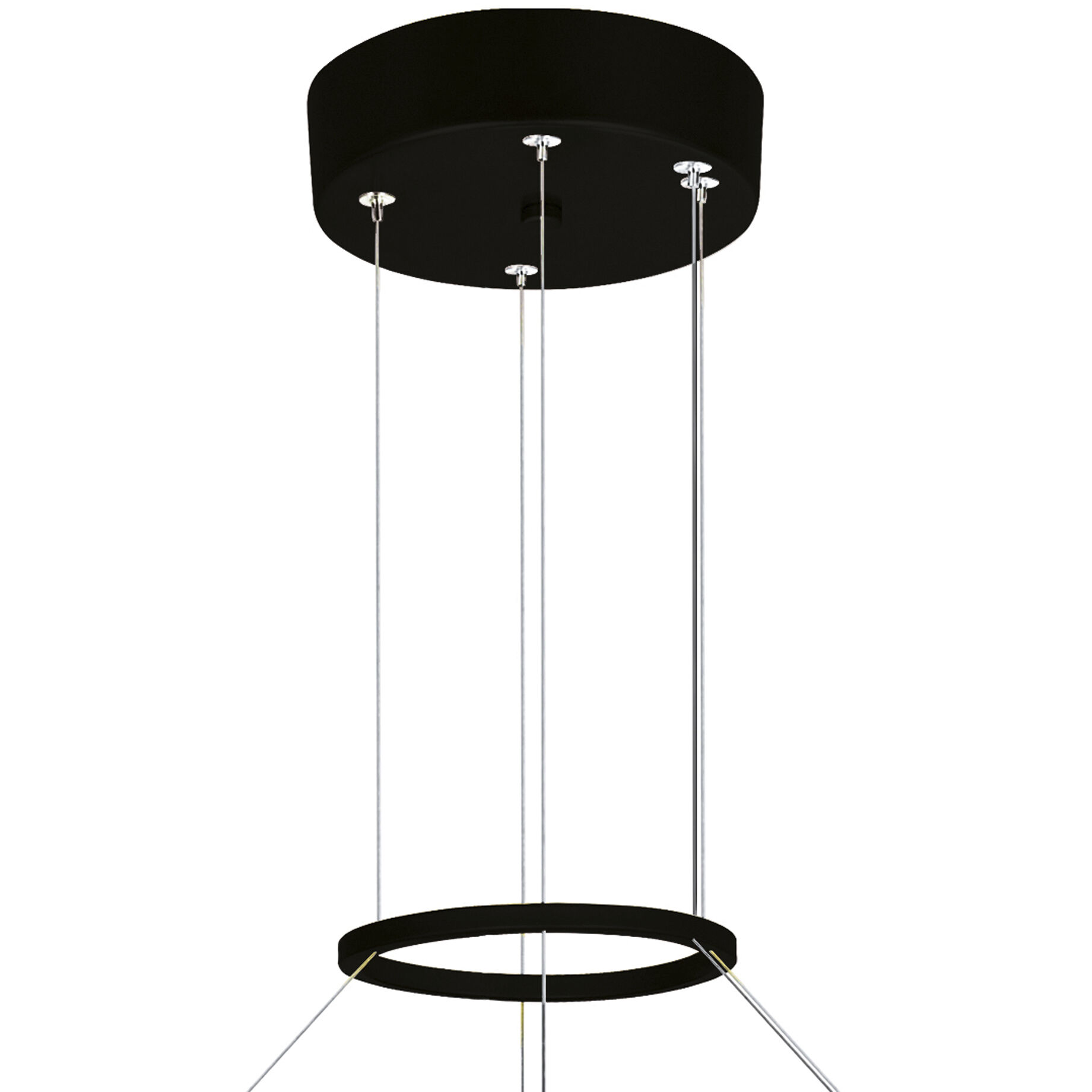 Guadiana LED 24 inch Black Chandelier Ceiling Light