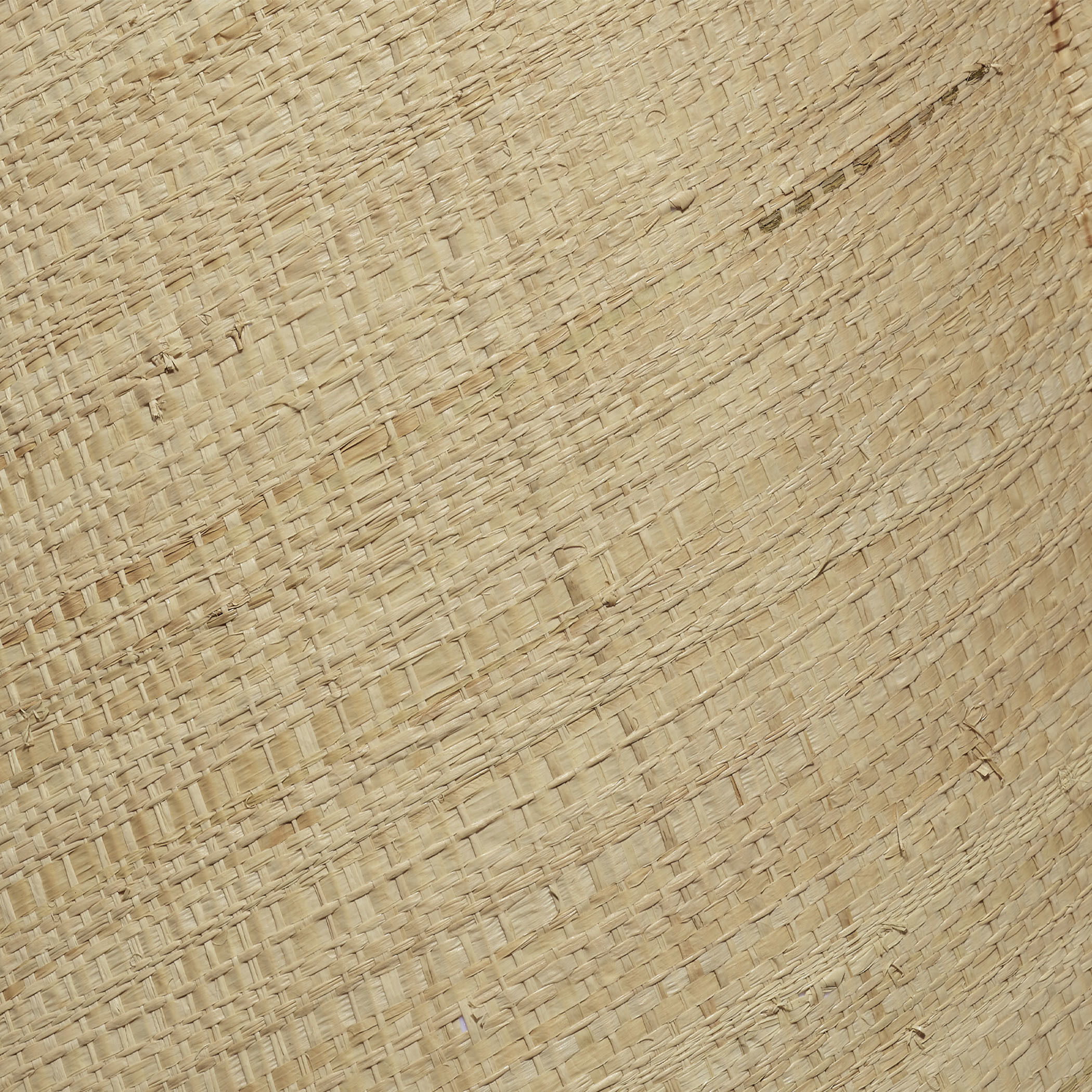 Scalloped Natural Raffia 18 inch Shade in Large, Large