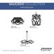 Saucedo 3 Light 14.62 inch Matte Black Flush Mount Ceiling Light, Design Series
