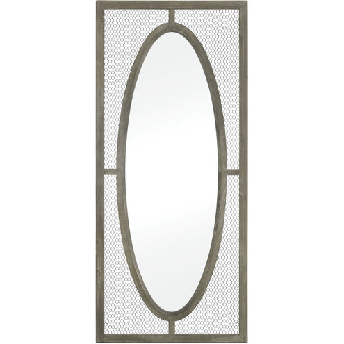 Renaissance Invention 72 X 32 inch Salvaged Gray Oak with Gray and Pewter Wall Mirror