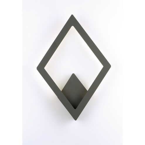 Alumilux Rhombus LED 19.25 inch Bronze Outdoor Wall Sconce