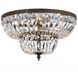 Westbury 6 Light 24 inch English Bronze Flush Ceiling Light in Clear Spectra