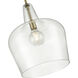 Puckette 1 Light 13.75 inch Vintage Brass Indoor Pendant Ceiling Light