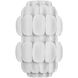 Swoon Sconce Wall Light in Matte White, Smithsonian Collaboration