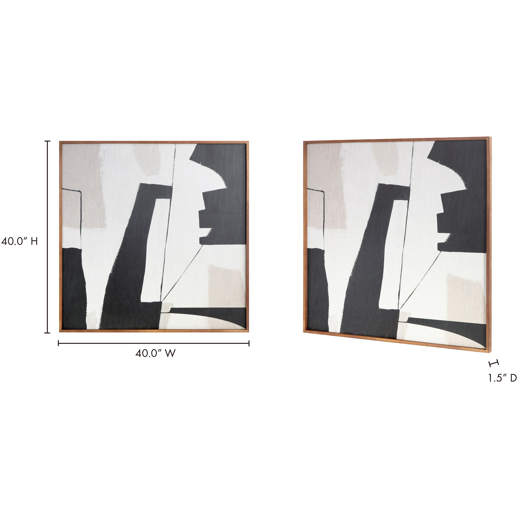 Nostalgia 40 X 40 inch Painting, Warm