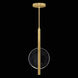 Selene 2 Light 11 inch Gold Pendant Ceiling Light
