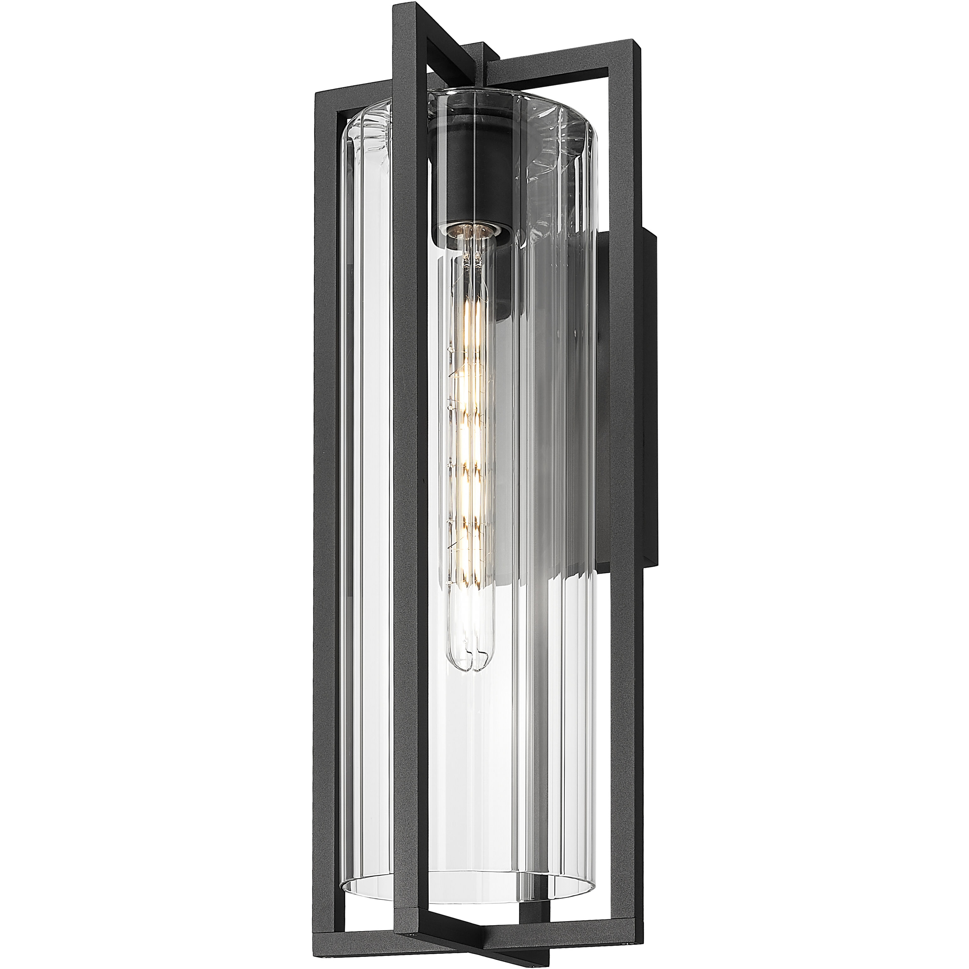 Aura Outdoor Wall Light in Black, G9