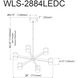 Wilson LED 28 inch Matte Black Chandelier Ceiling Light
