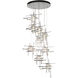 Tura 9 Light 29.6 inch Sterling Pendant Ceiling Light, Round