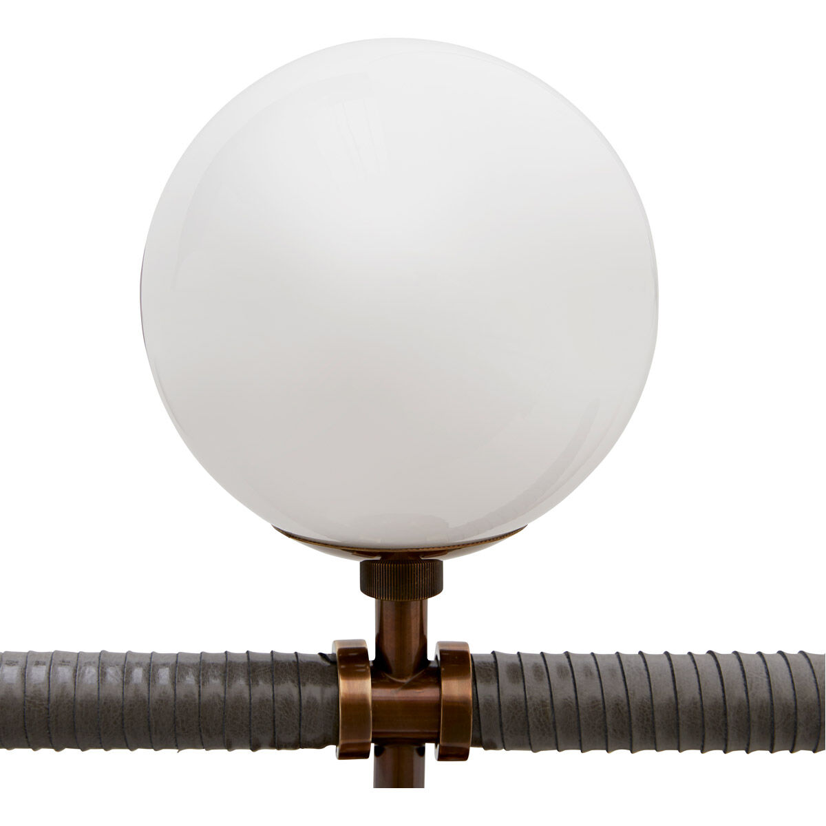 Harrison 6 Light 42 inch Heritage Brass Linear Chandelier Ceiling Light