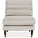 Chatsworth Boucle and Walnut and Brass Accent Chair