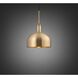 Forked LED 13.39 inch Brass Pendant Ceiling Light