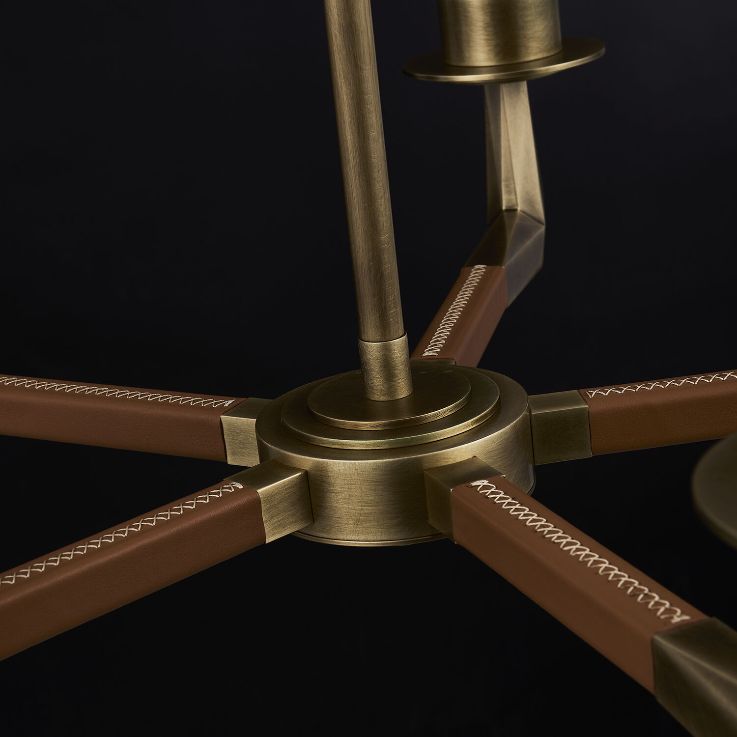 Misto 28 inch Satin Brass Pendant Ceiling Light