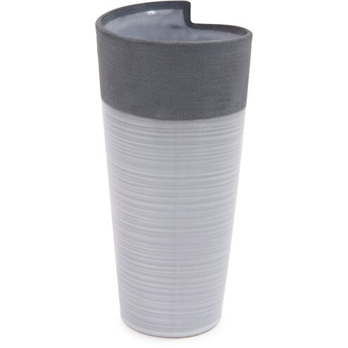 Rolled 12 X 5 inch Vase, Large