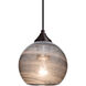 Besa Lighting Jilly 1 Light Bronze Pendant Ceiling Light 1JT-JILLYSM-BR - Open Box