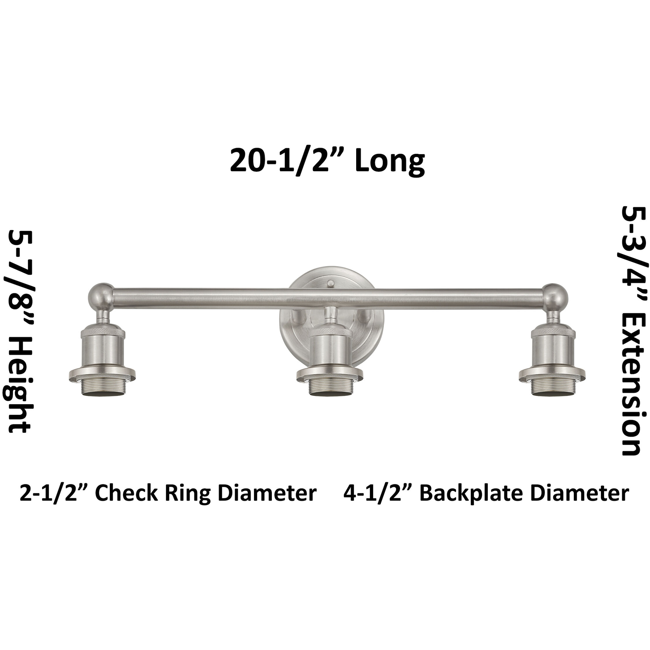 Edison Farmhouse Rope 3 Light 26 inch Brushed Satin Nickel Bath Vanity Light Wall Light in Clear Glass with White Rope