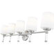 Henri 5 Light 42 inch Brushed Nickel Bathroom Vanity Wall Light